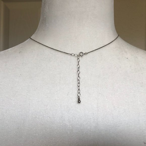Price Drop!! INC Silver Necklace - Simple but Intriguing! - Picture 3 of 3